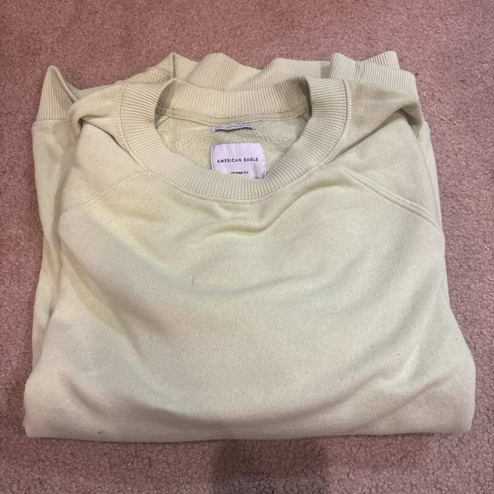 American Eagle Outfitters light green Crewneck Sweater